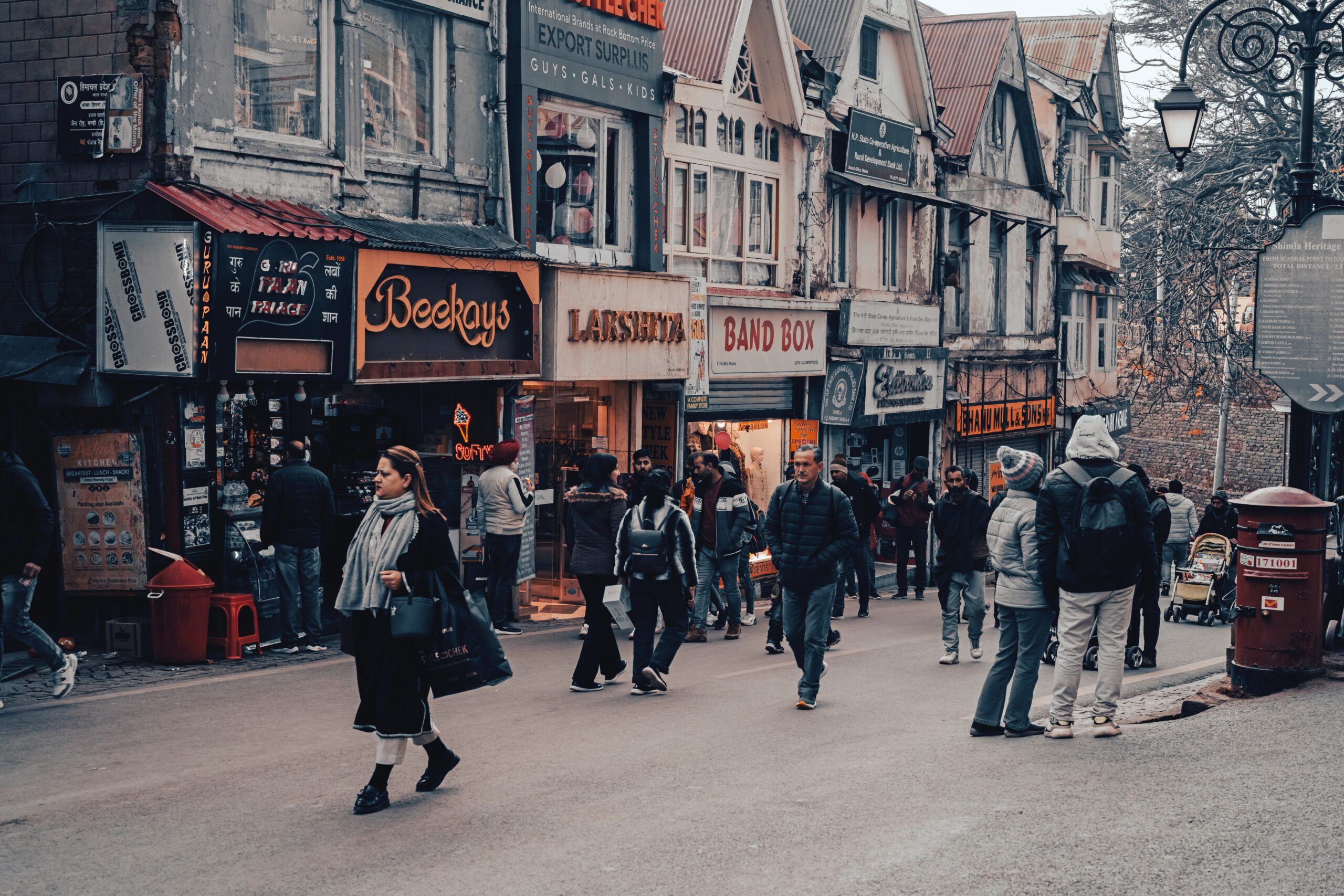 Shimla Mall Road, India