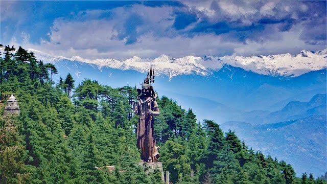 Lord Shiva Statue, Khajjiar, explore best places in khajjiar